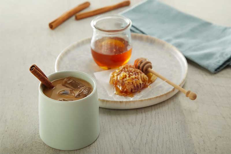 Honey and coffee